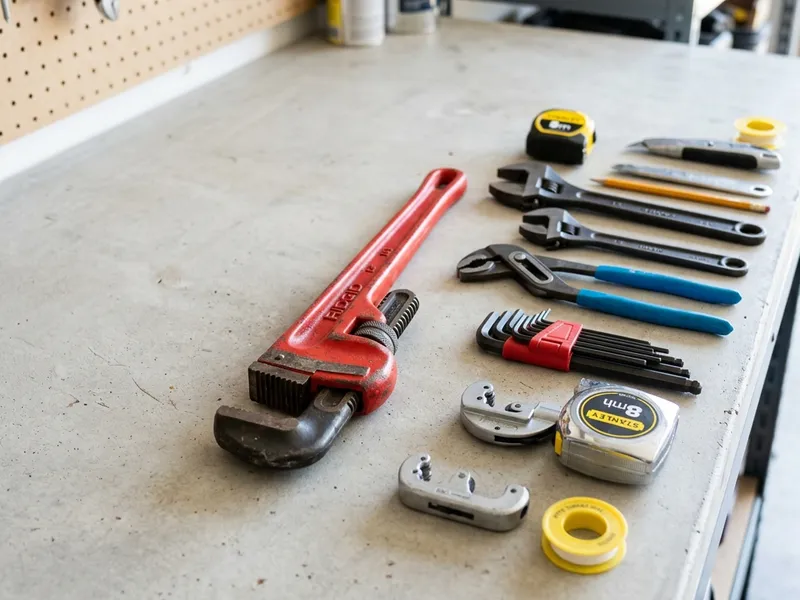Professional plumbers in Kiamesha Lake, NY equipped with top-tier tools for residential and commercial plumbing services.